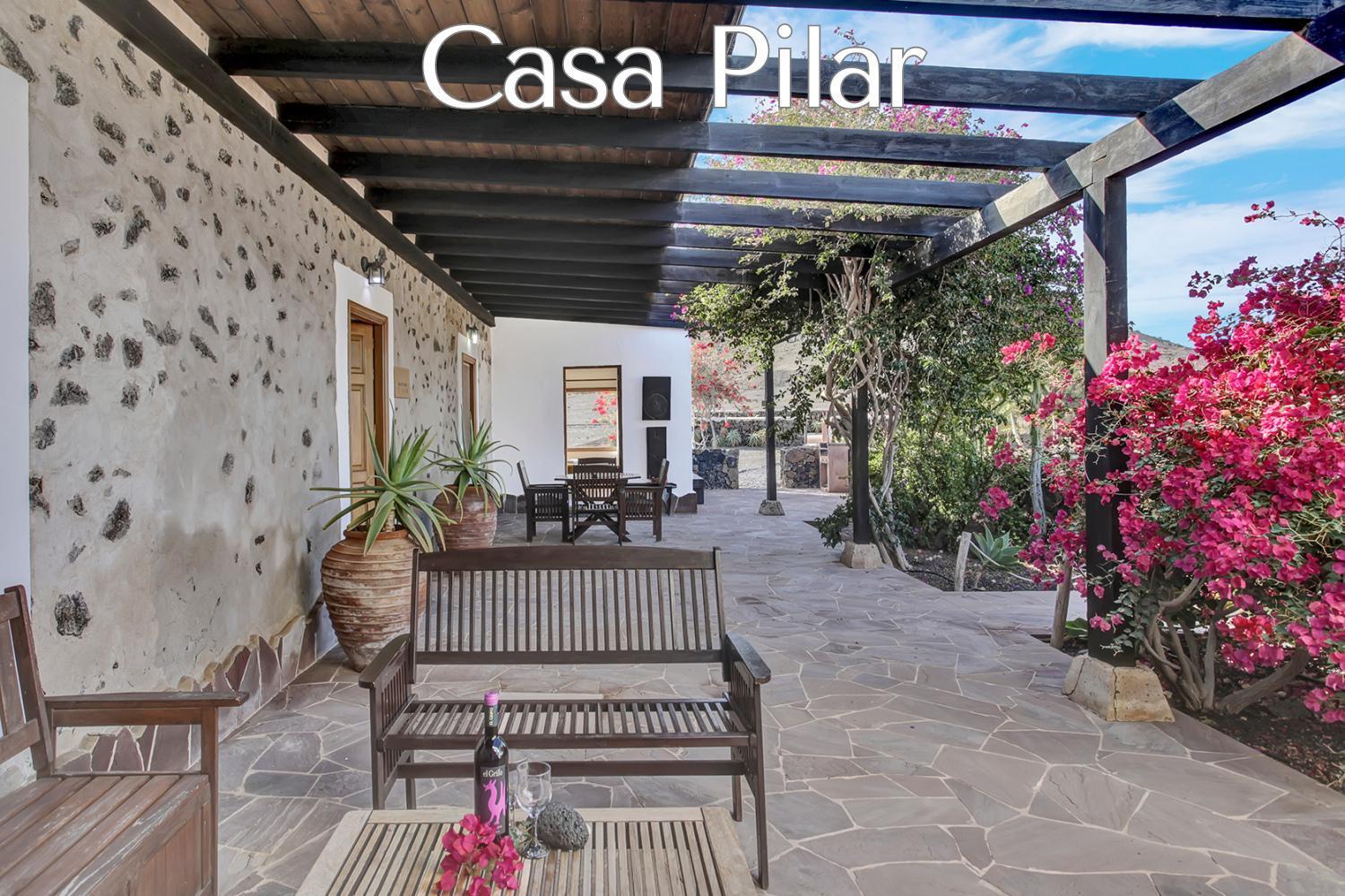 Casa Pilar, Aurora Y Tarabilla En Finca Ecologica Teguitar Zewnętrze zdjęcie