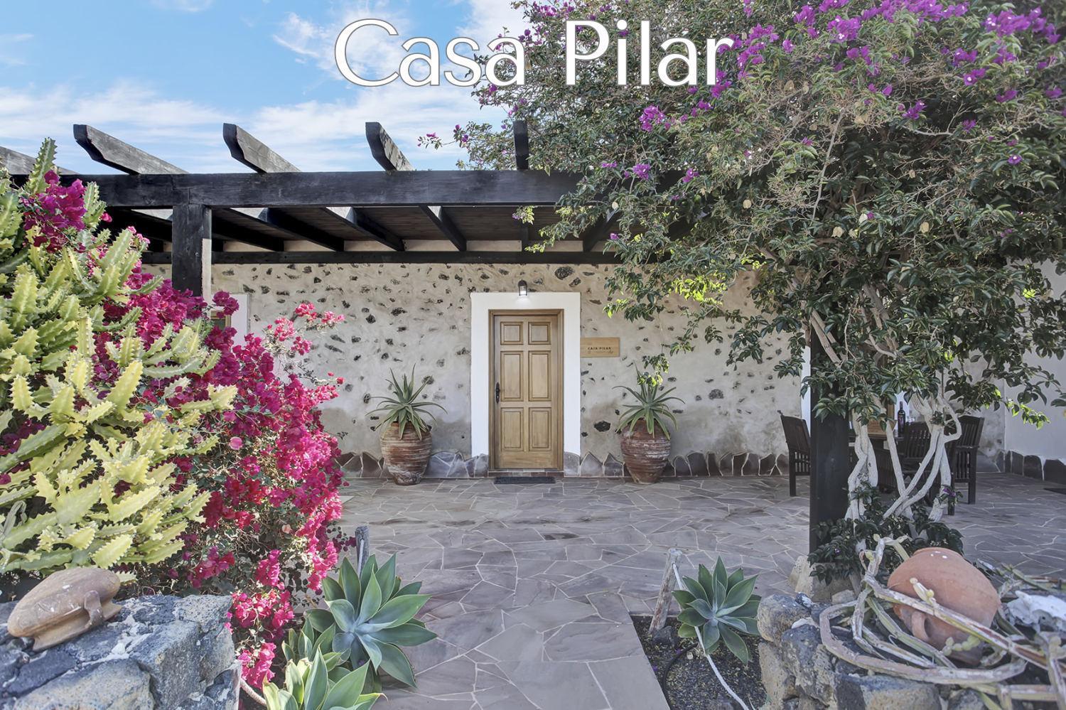 Casa Pilar, Aurora Y Tarabilla En Finca Ecologica Teguitar Zewnętrze zdjęcie